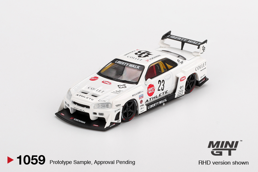 MINIGT - 1059 - Nissan LB-ER34 Super Silhouette ATHLETE/COLLET